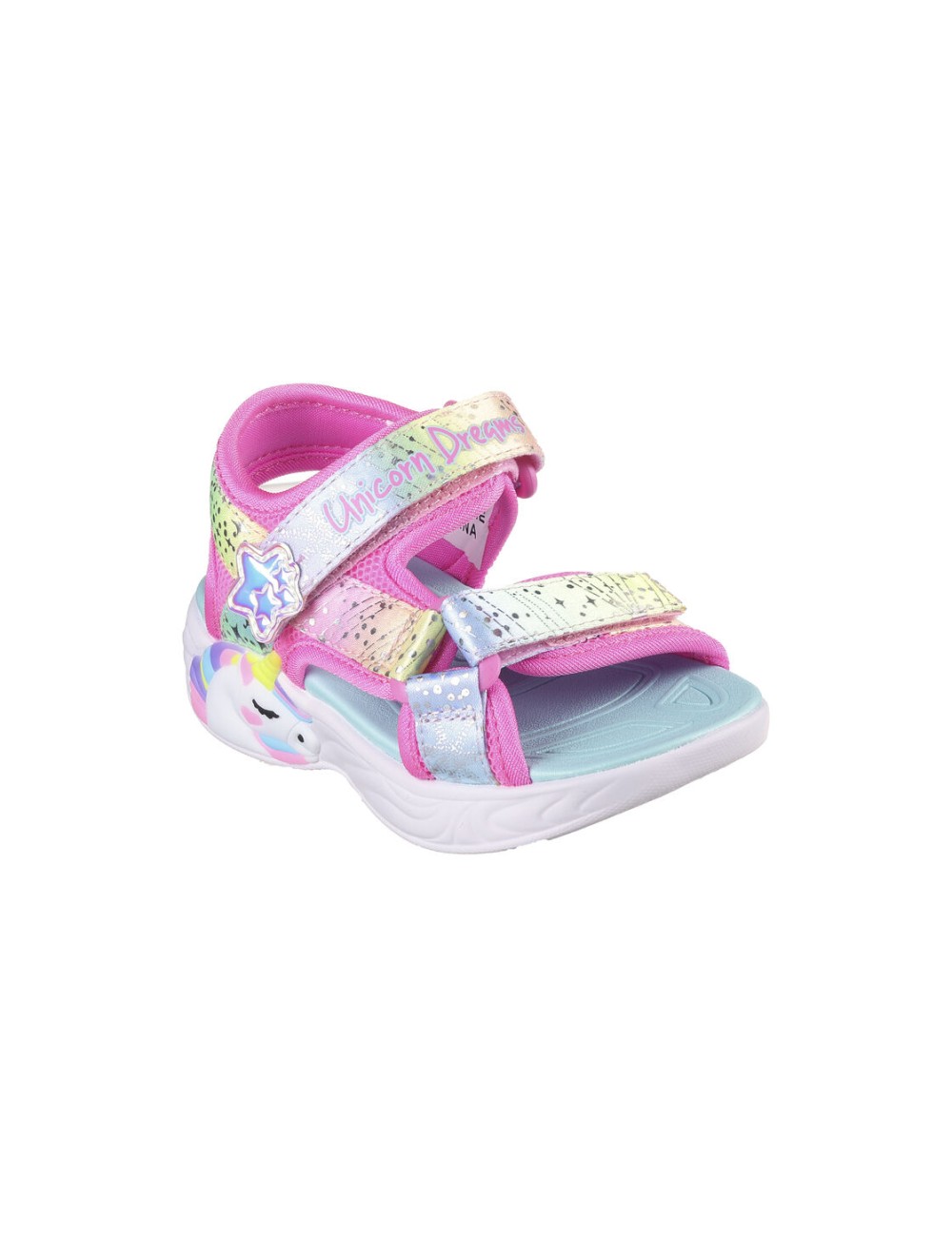 Sandalia unicornio con luces