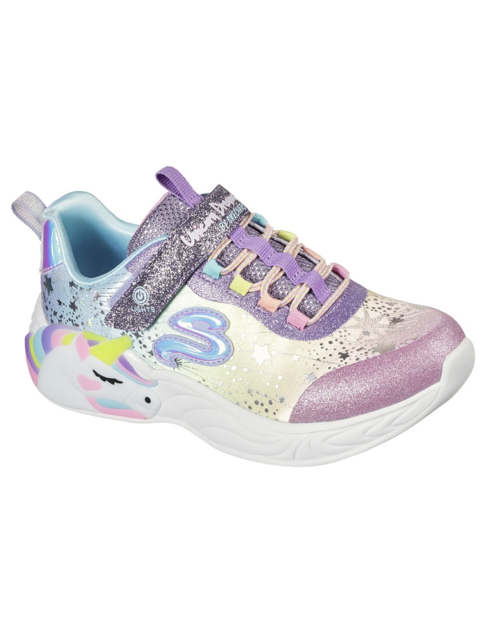 Skechers niñas S-Lights Unicornio