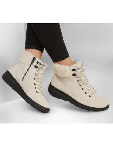 bota skechers blanca