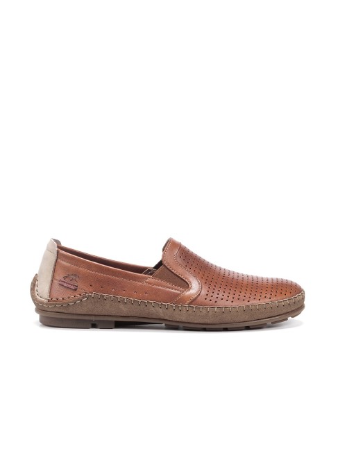 mocasines fluchos marron pala flexible