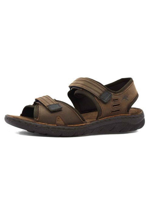 KEOPS F1753 sandalia hombre fluchos marrón, negro