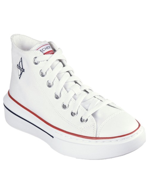 skechers loneta botin converse blaco