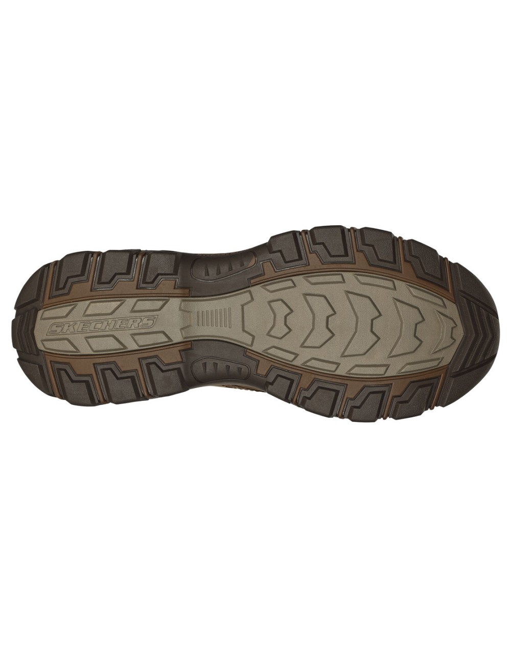 Bota hombre Skechers piel marrón