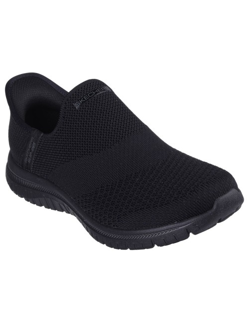 Skechers Slip-ins: Virtue - Sleek negro mujer flexible