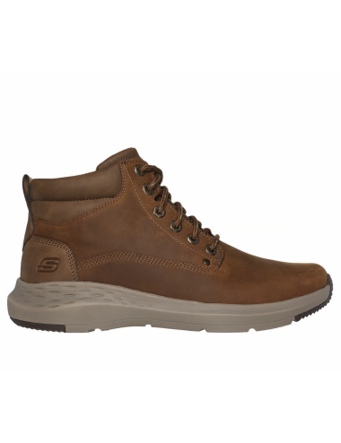 bota skechers marrón hombre