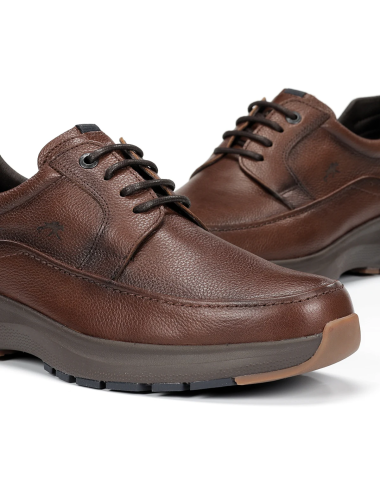 ZAPATO FLUCHOS HOMBRE MARRON PIEL