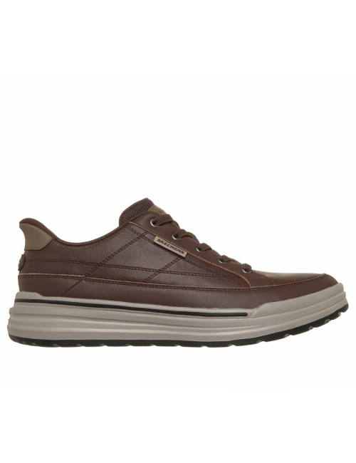 Skechers 211234 CHOC Slip-Ins–Zapatillas Hombre Marrones Sin Cordones
