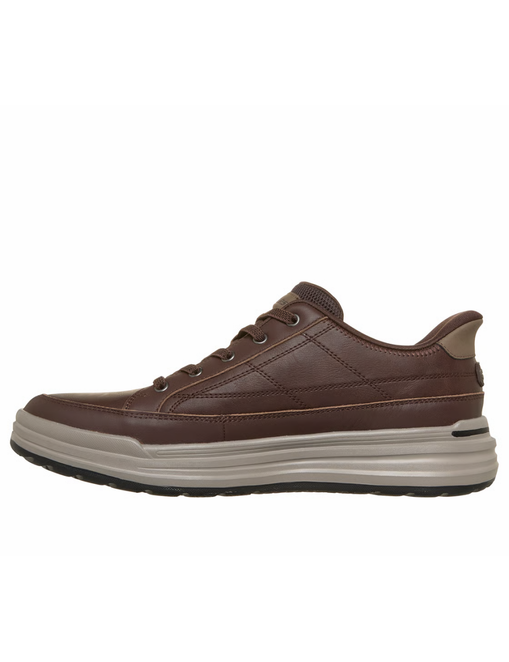 Skechers 211234 CHOC Slip-Ins–Zapatillas Hombre Marrones Sin Cordones