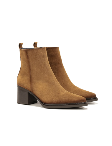 Dorking TESS D9822 Botín de Piel Marrón para Mujer