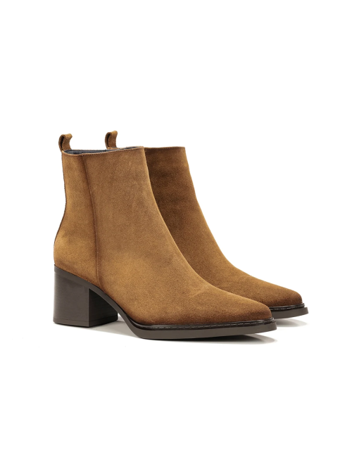 Dorking TESS D9822 Botín de Piel Marrón para Mujer