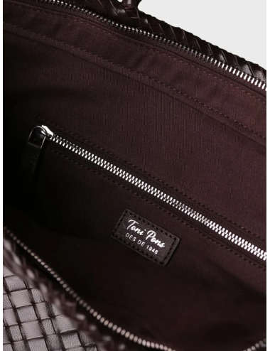Bolso Samanta Toni Pons de piel trenzada