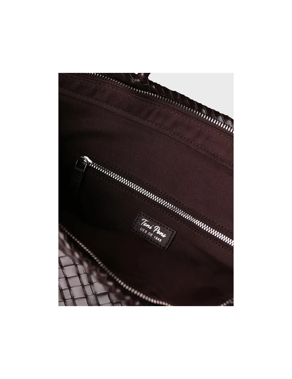 Bolso Samanta Toni Pons de piel trenzada