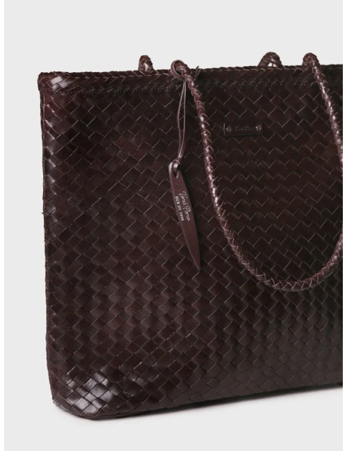Bolso Samanta Toni Pons de piel trenzada