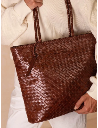Bolso Samanta Toni Pons de piel trenzada