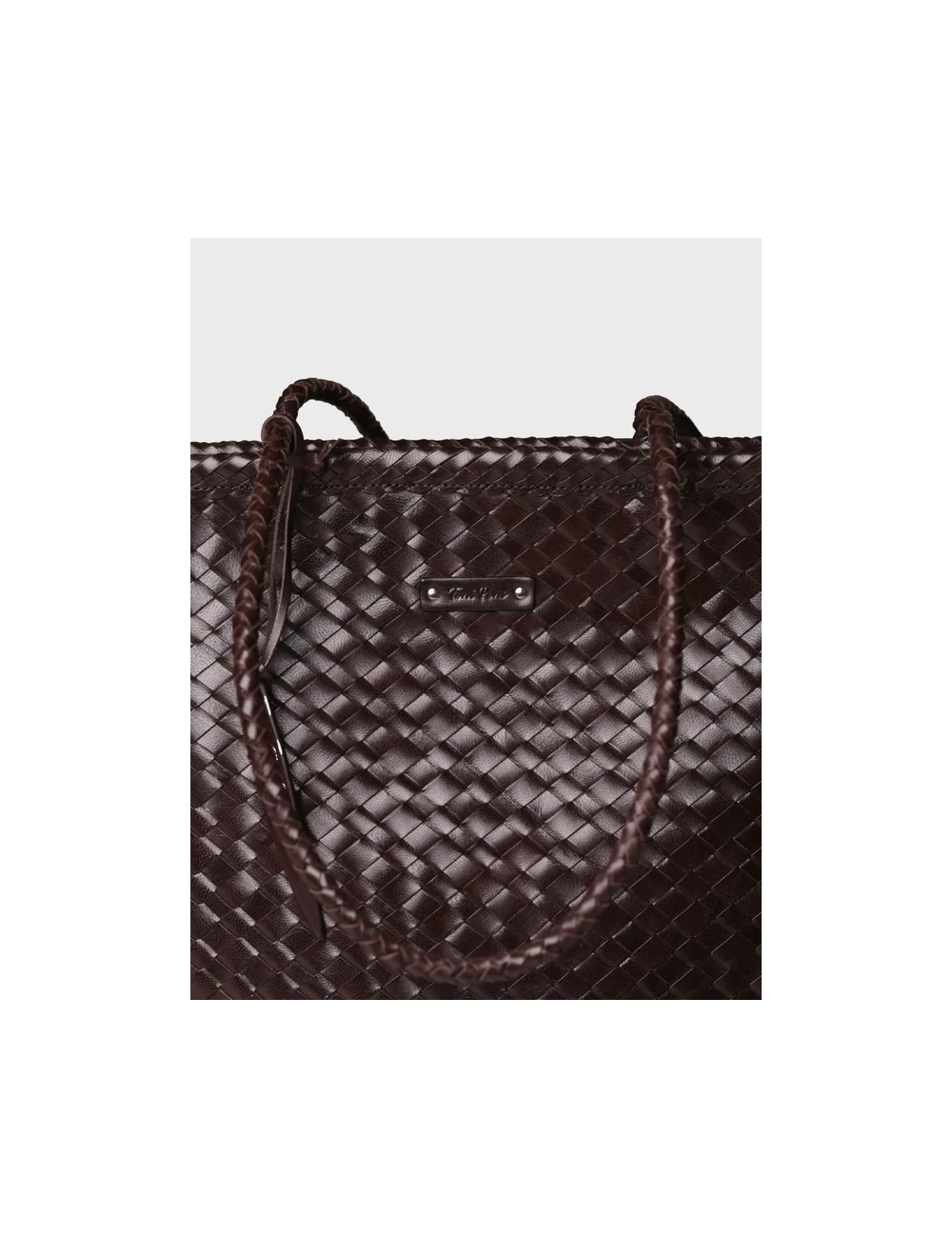 Bolso Samanta Toni Pons de piel trenzada