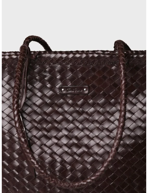 Bolso Samanta Toni Pons de piel trenzada